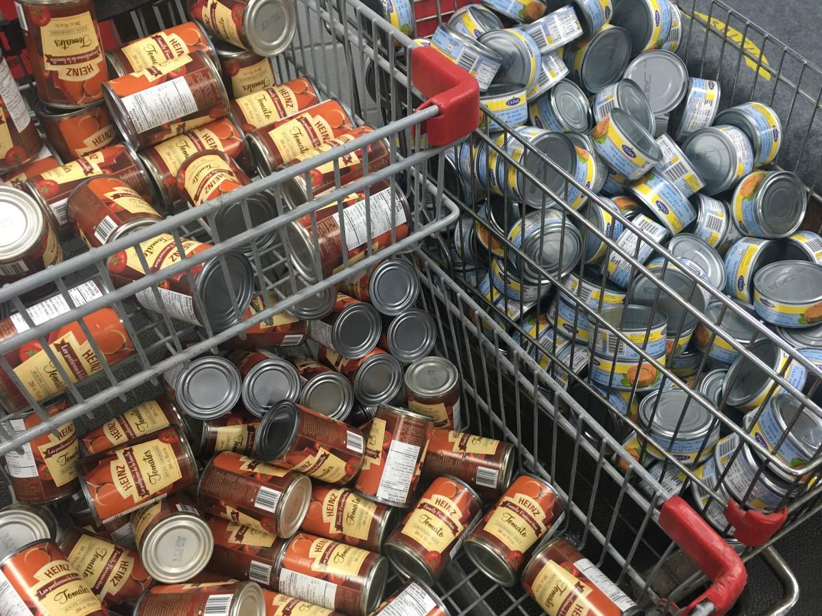 SunYouth is collecting non-perishable food, hygienic products and donations for asylum seekers, Friday, Aug. 4, 2017.