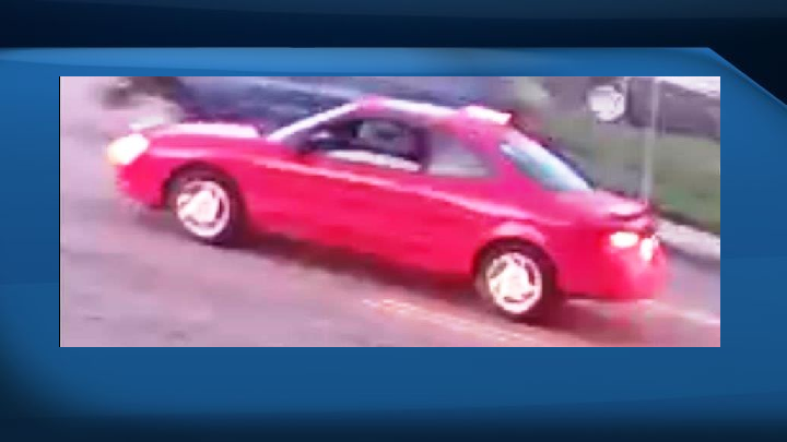 Investigators believe the suspect vehicle is a 1998-2003 red, two door Ford Escort. 