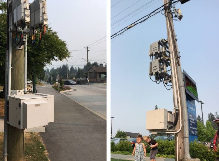 Coquitlam Mayor Richard Stewart posted pictures of the installation on Facebook.