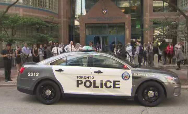 Toronto Police headquarters.