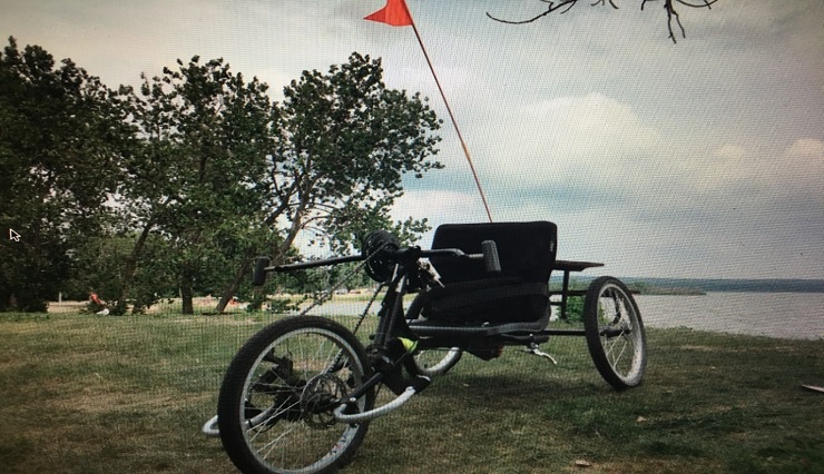 A specialized bicycle like this one was stolen from an attached garage in the Amber Trails area. 