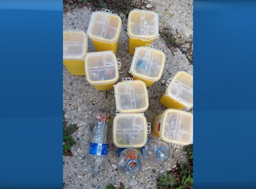 Hundreds of used needles were recovered from an abandoned home in Winnipeg's North End. 