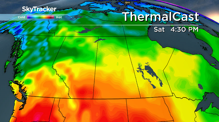September long weekend starts warm and gradually cools back.
