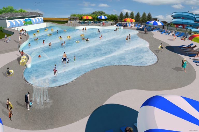The newest addition to East Park was announced Wednesday. Officials say construction on a wave pool should be complete by June 2018.