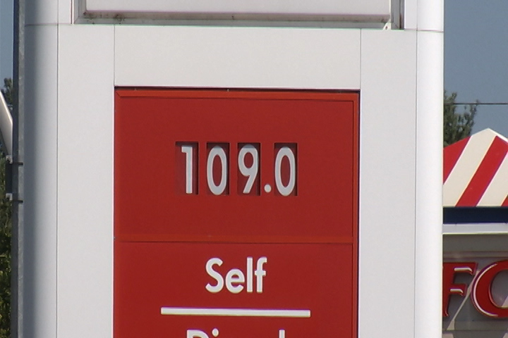 The impact of the Houston hurricane is felt at the gas pumps in Peterborough, Ont.