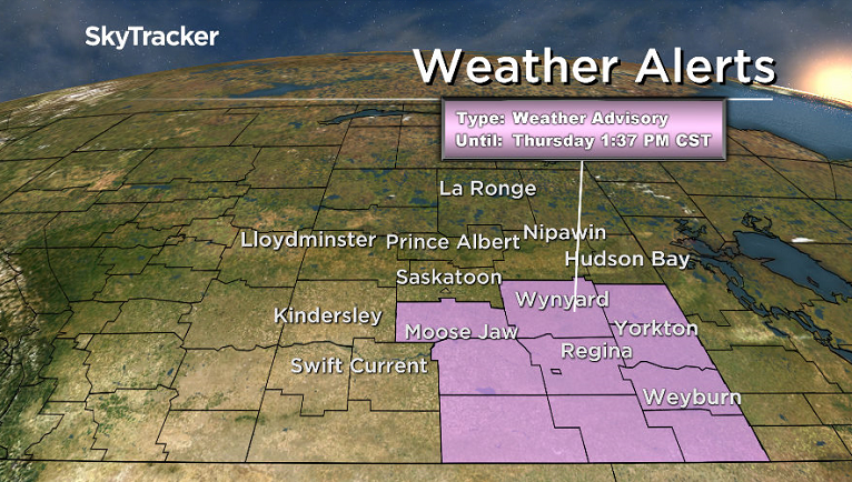 A weather advisory for funnel clouds has been issued in parts of Saskatchewan on Wednesday, August 2, 2017.