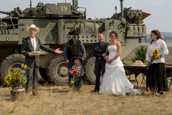 Lara Agapow and her fiancee Tristen Vander Klok were married on Aug. 19.