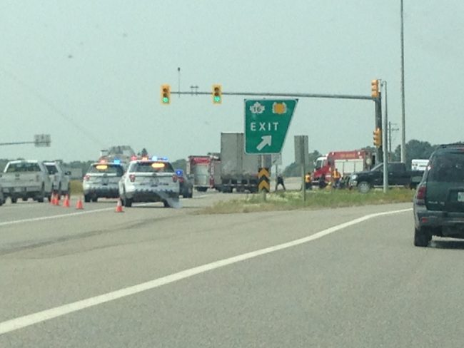An August 19th, 2017 photo shows the aftermath of the latest fatal collision at the intersection of Highway 1 and Highway 16.