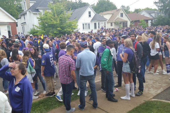 No major incidents so far at Western’s annual homecoming