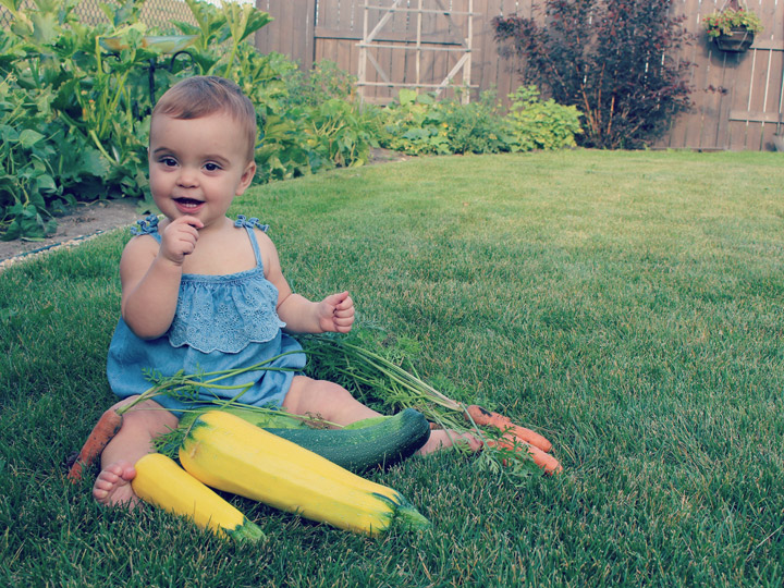 Wendy Winiewski took this Sept. 8 Your Saskatchewan photo of her baby girl Aeralyn enjoying her garden in Saskatoon.