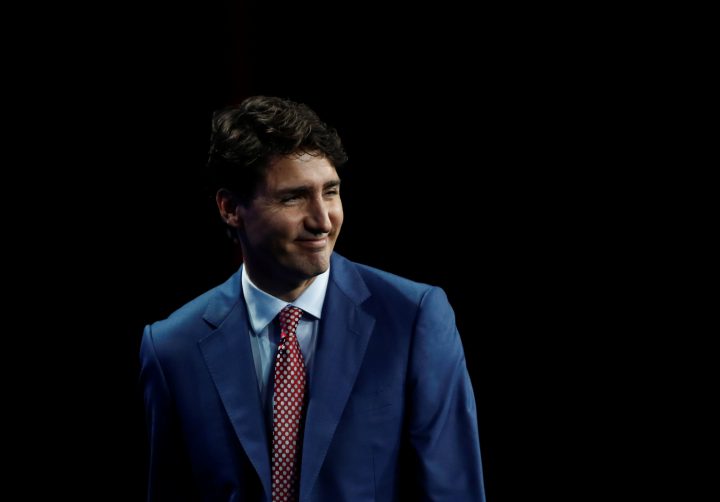 Canada's Prime Minister Justin Trudeau arrives to speak on stage at the Alibaba Gateway Conference in Toronto, Sept. 25, 2017.    