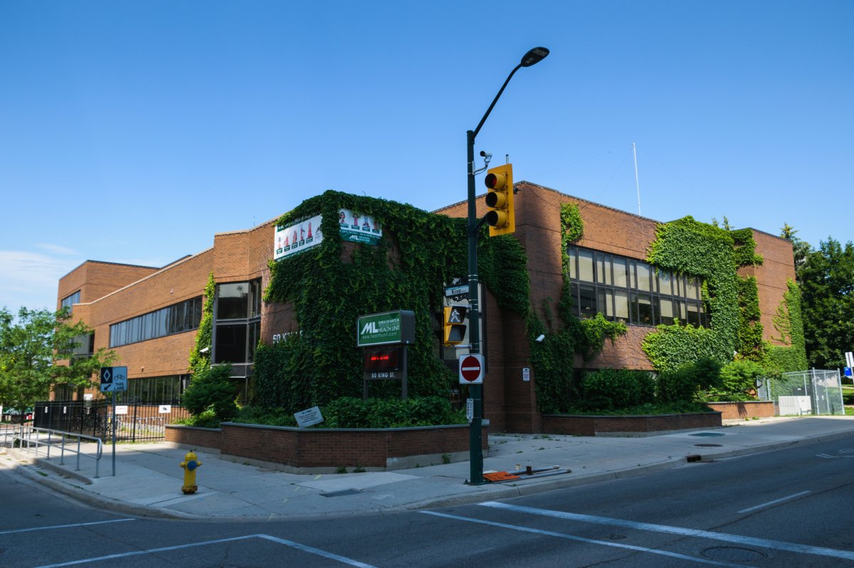 The former Middlesex-London Health Building as seen at the corner of Ridout Street and King Street on June 14, 2017.