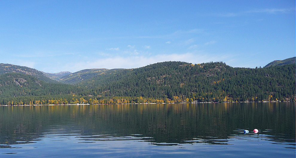A view of Christina Lake, B.C.