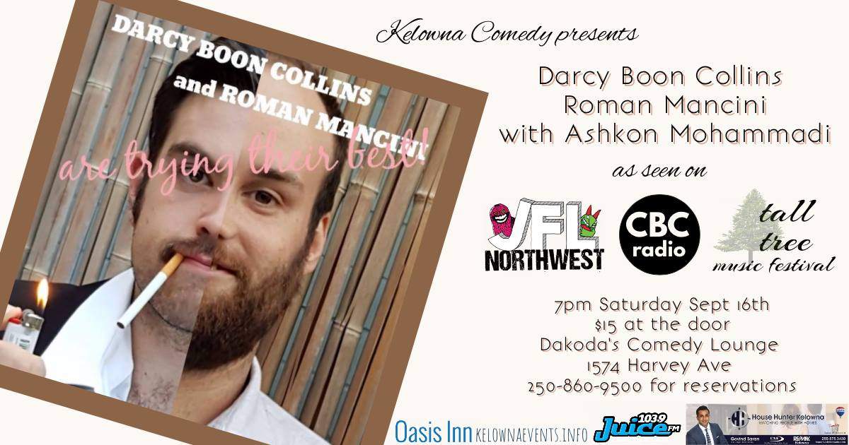 Darcy Boon Collins and Roman Mancini Are Trying Their Best: A Comedy Show - image