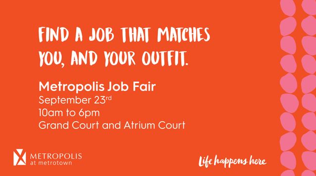 Metropolis at Metrotown 10th Annual Retail Job Fair - image