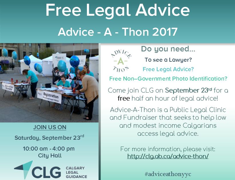 Calgary Legal Guidance Advice-A-Thon - image