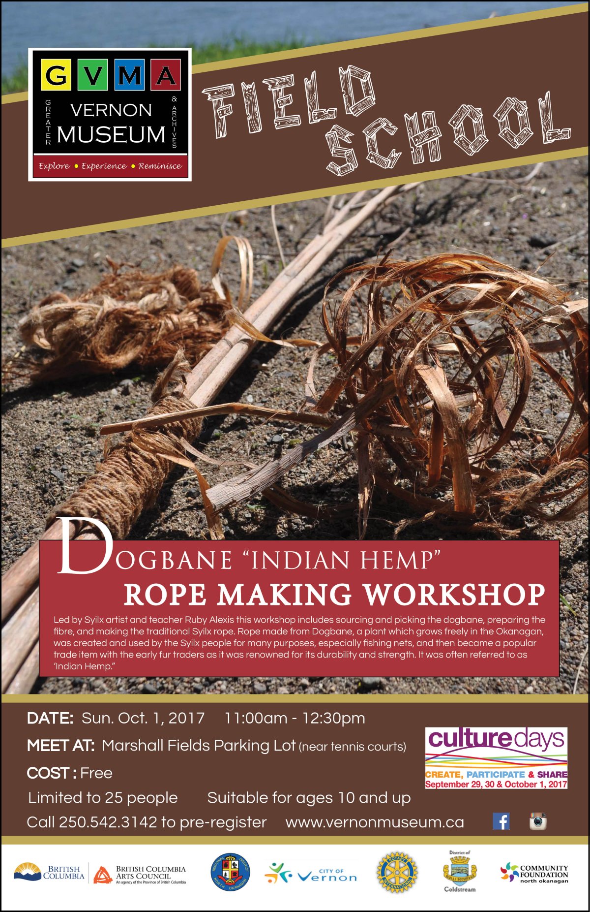 Dogbane “Indian Hemp” Rope Making Workshop - image