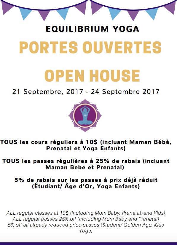 Equilibrium Yoga – Open House - image