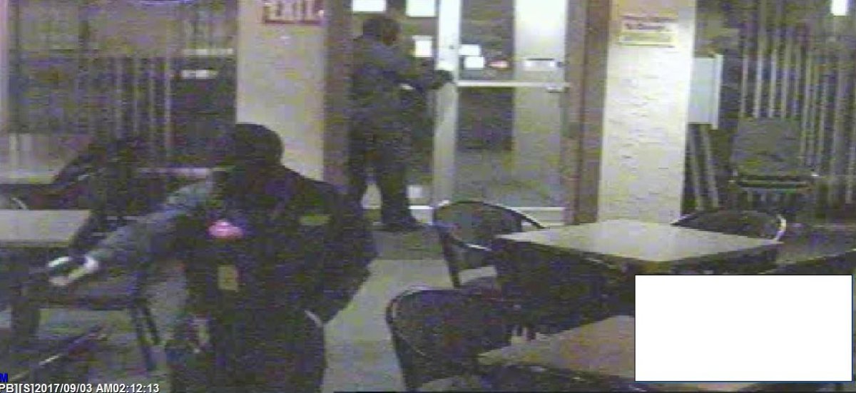 Police are searching for two men after an armed robbery in the Town of Gibbons. 