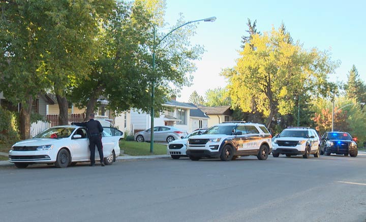 Saskatoon police said five people are in custody after weapons and meth were seized during a traffic stop.