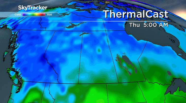 A big cool down kicks in as chilly air slides in for the rest of the week.