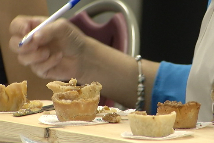 Judges review the samples at the fifth annual Butter Tart Taste-Off in Peterborough.