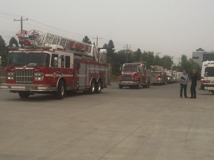Calgary fire trucks