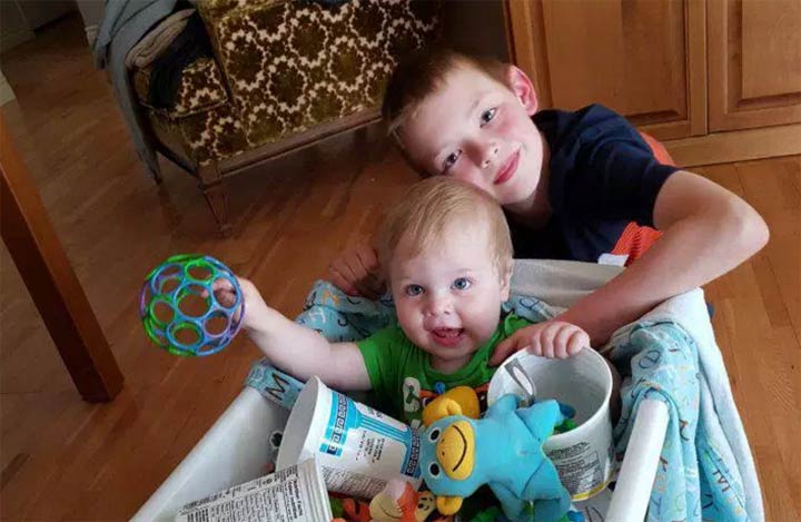 The Nechvatal brothers, Dominic and Benjamin, have both been diagnosed with CF.