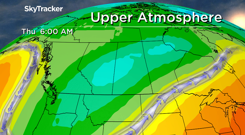Upper trough keeps conditions cool and unsettled for the rest of the week and into the weekend.