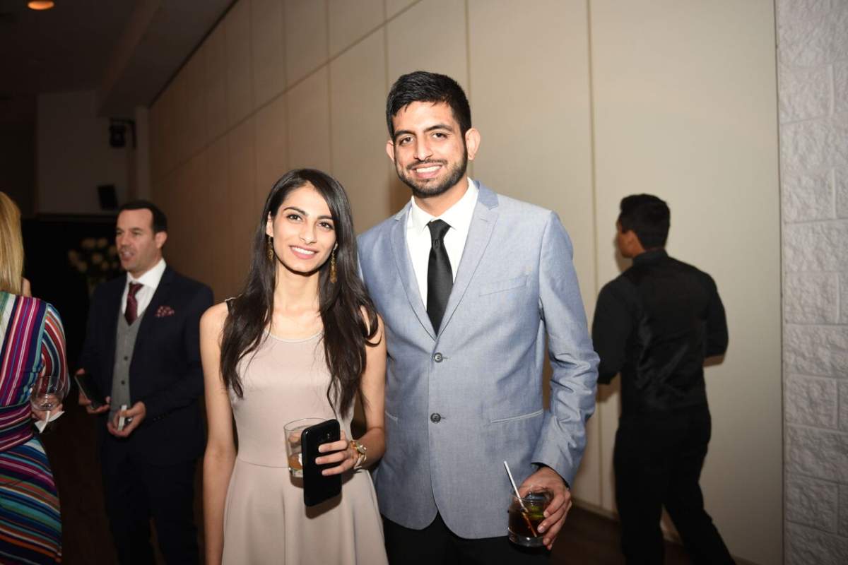 LiON'S LAIR 2017 Grand Prize winners, Aiva Labs. Sarosha Imtiaz (L) and Adnan Somani.