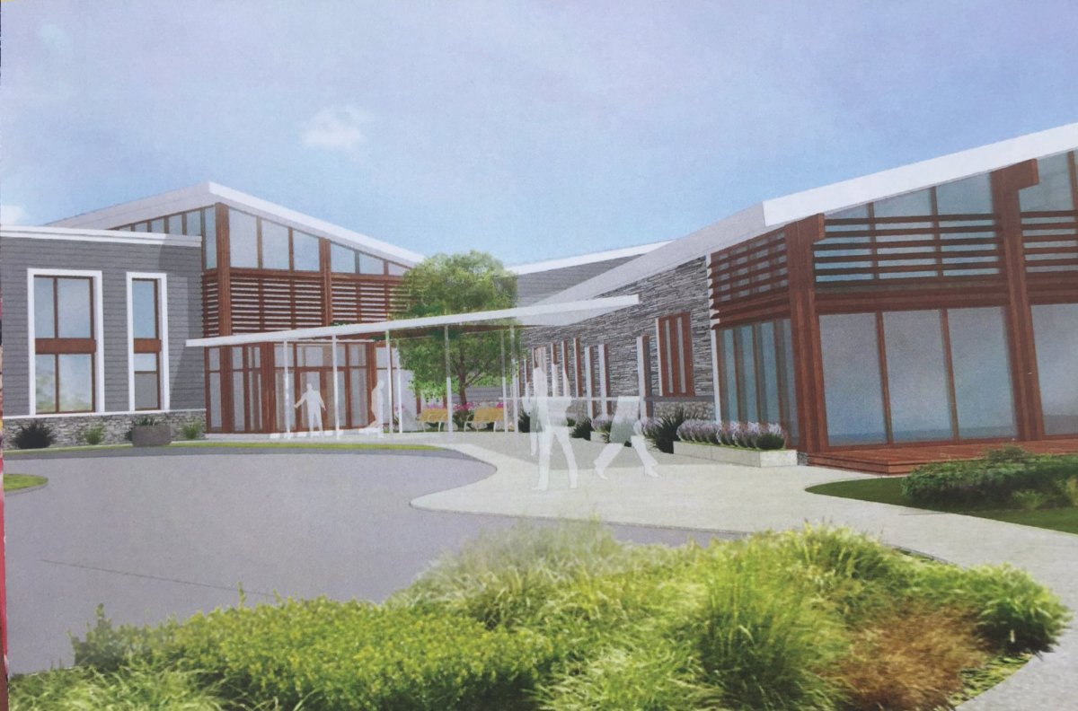 Rendering of new hospice to be built behind St. Joseph's Villa in Dundas.