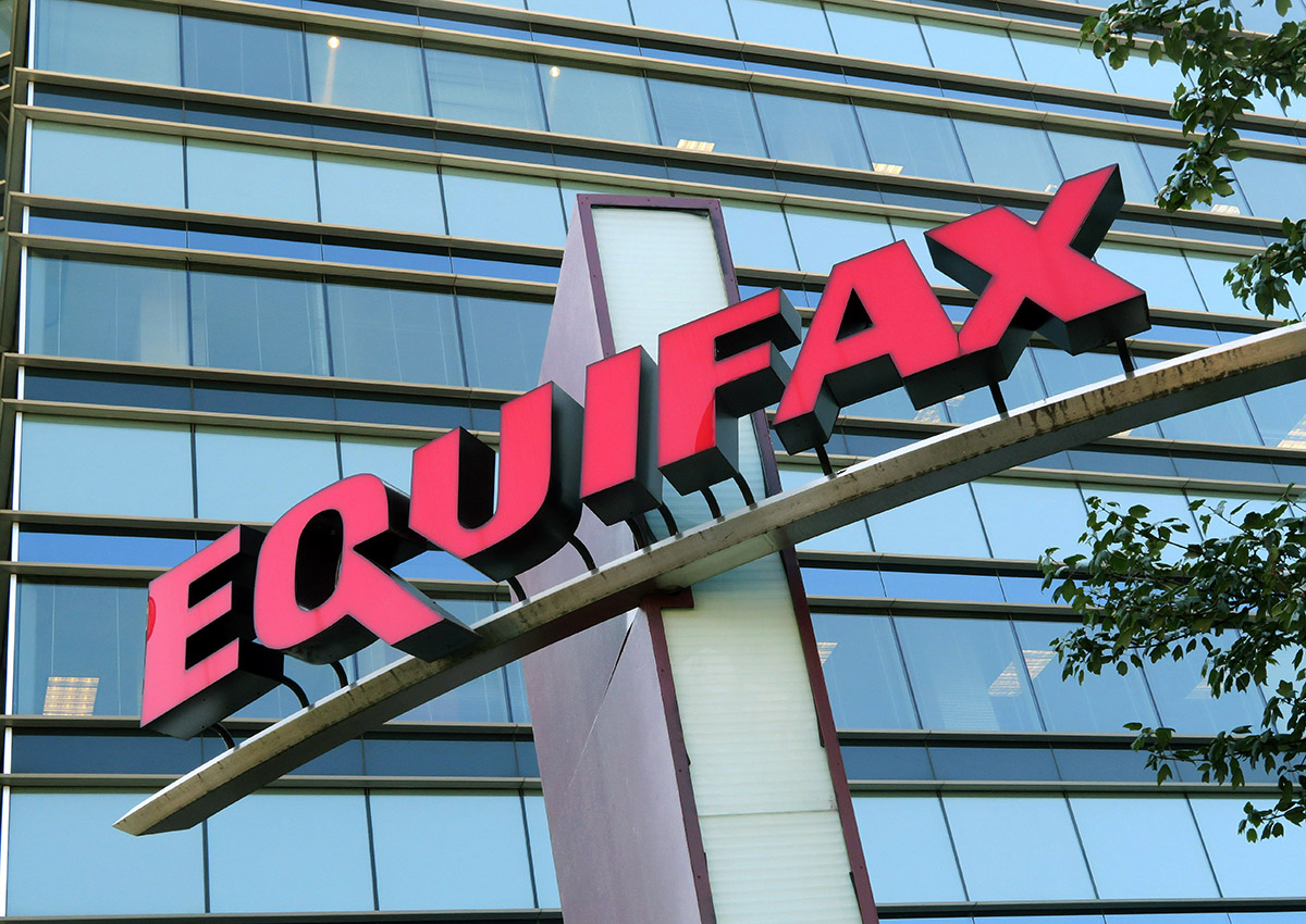 A general view of the Equifax building in Atlanta, Georgia.