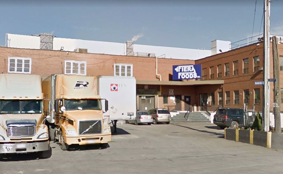 Fiera Foods, located at 50 Marmora Street in Toronto, was charged under the Occupational Health and Safety Act in the death of a worker.