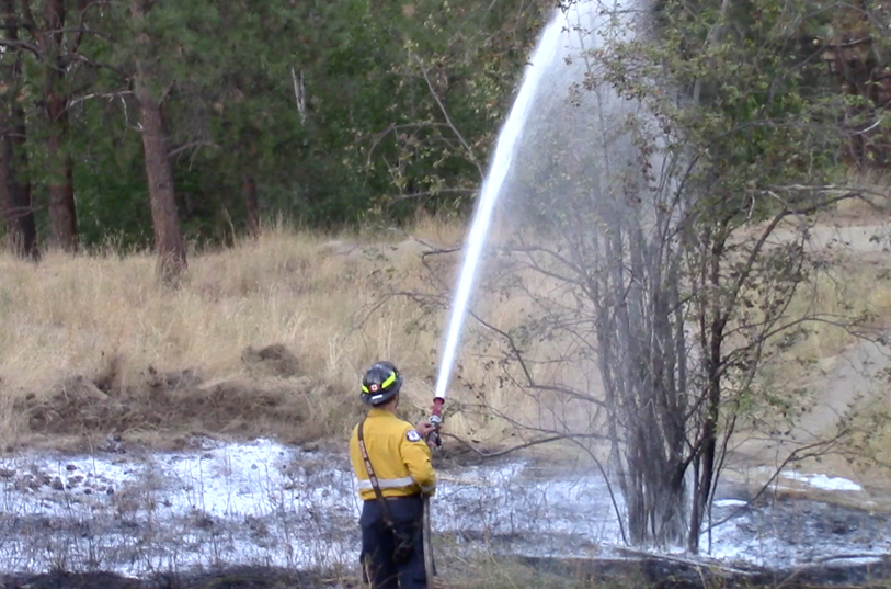 Suspicious grass fire in West Kelowna - image