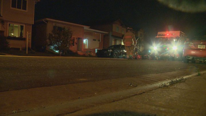 No injuries were reported in an evening duplex fire in the Sutherland neighbourhood on Saturday.