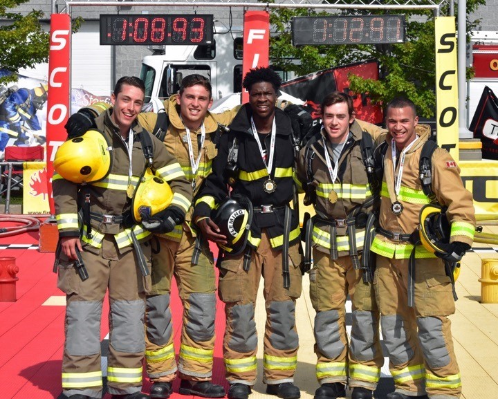 Left to right: Lucas Manders, Eric Fergonas,  Danny Grant, Connor Hill, Nathan Vanderpoel
Missing from photo (but attended nationals):  Nick Wierdsma 
.