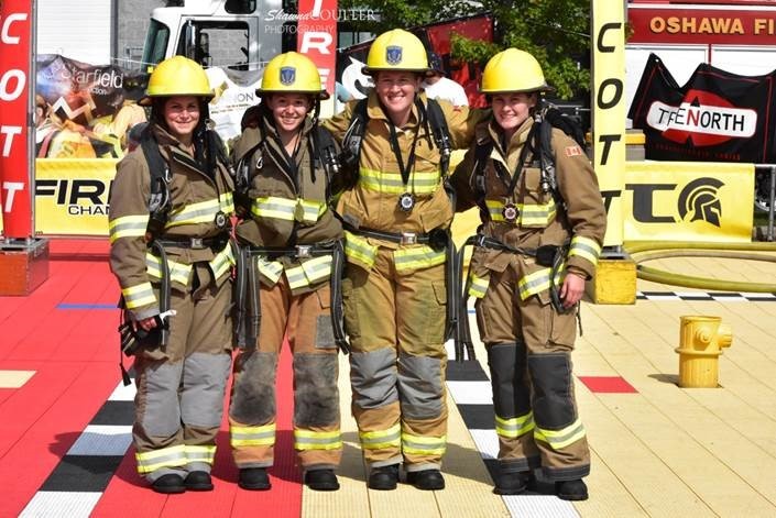 Left to right:Kristie McIndoo, Bryce Palmateer, Katie Donohoe, Vera Carlow