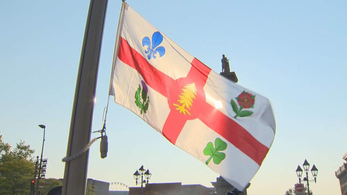 A new symbol has been added to the city of Montreal's flag to honour its Indigenous community, Wednesday, September 13, 2017.