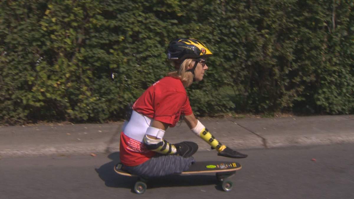 Katherine Kilcullen, a double amputee, is taking part in the Terry Fox.