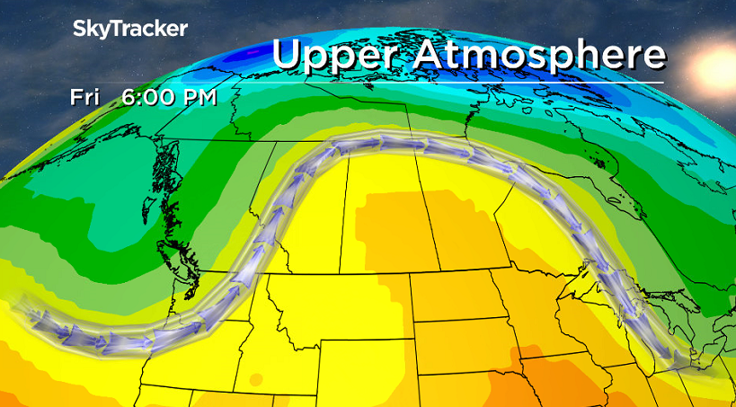 An upper ridge of high pressure that brought back the heat to end September moves out for October.
