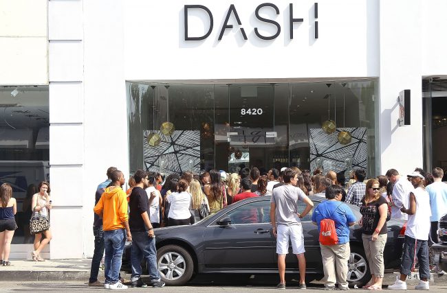 Paparazzi are seen outside at the Kardashian store on July 14, 2012 in Los Angeles, California.