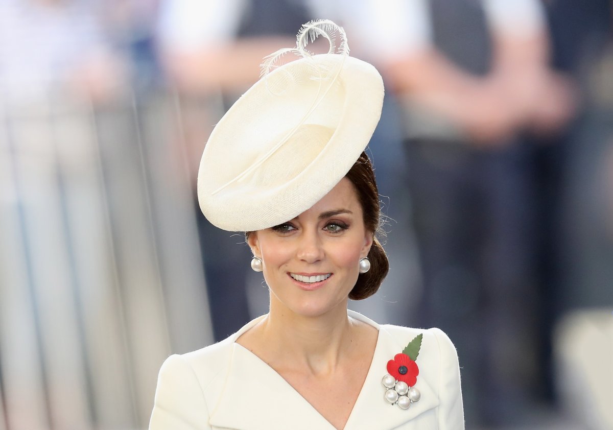 Kate Middleton attends the Last Post ceremony at the Commonwealth War Graves Commission Ypres (Menin Gate) Memorial on July 30, 2017 in Ypres, Belgium.