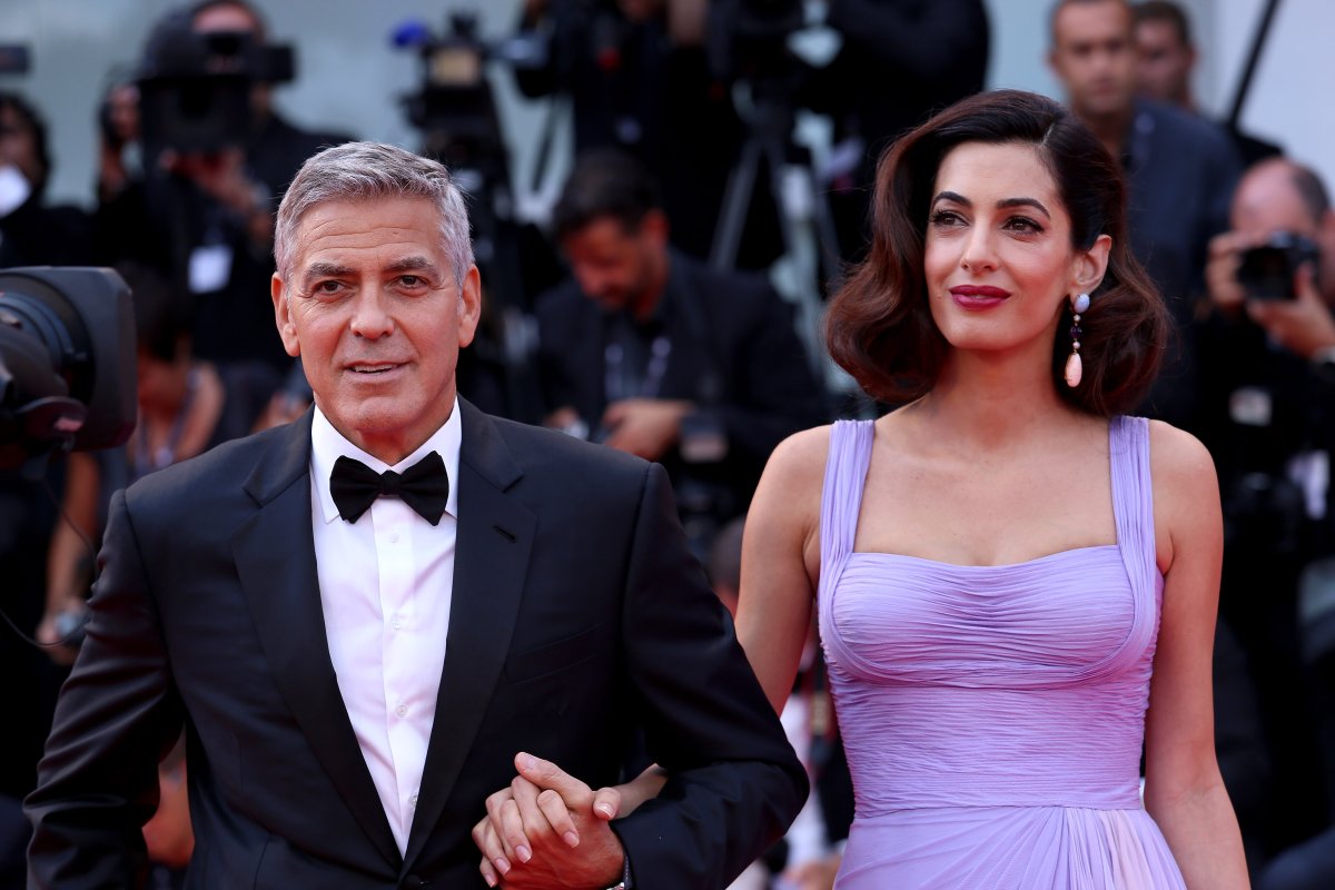 George Clooney and Amal Clooney walk the red carpet ahead of the 'Suburbicon' screening during the 74th Venice Film Festival at Sala Grande on September 2, 2017 in Venice, Italy. 