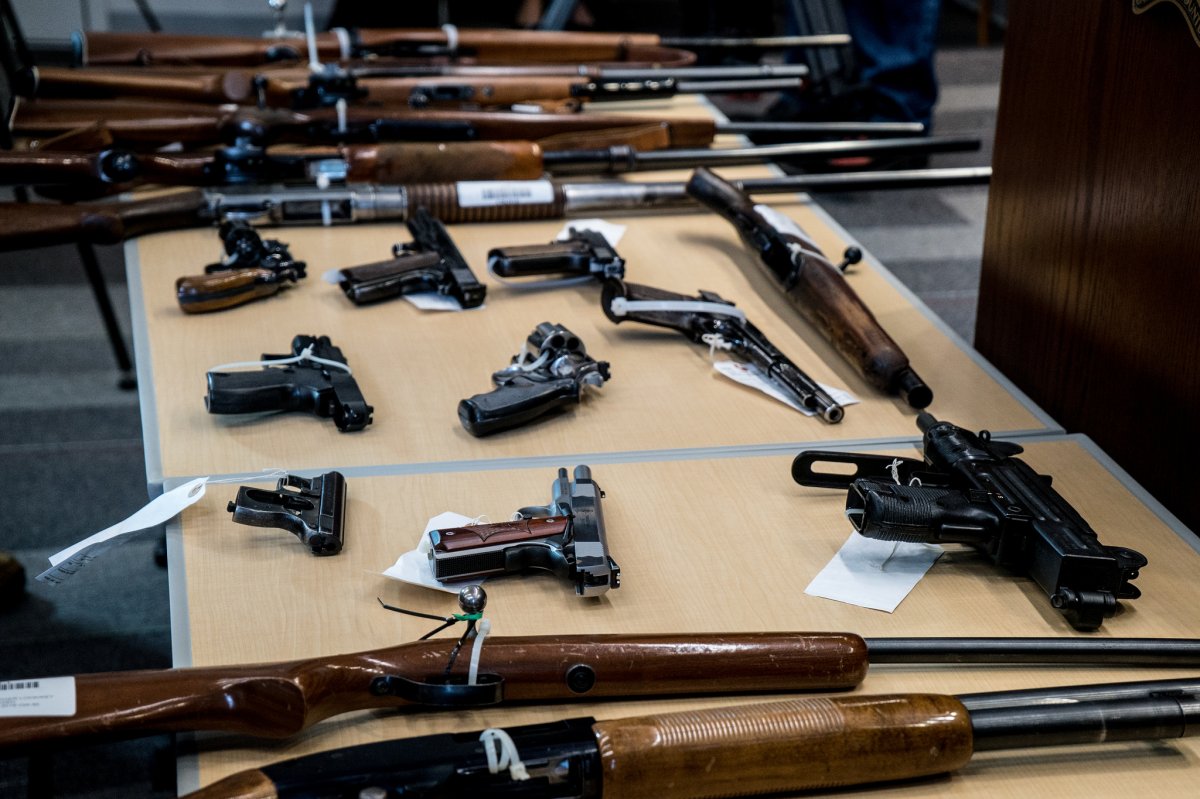 A sampling of weapons surrendered during B.C.'s 2016 province-wide gun amnesty.