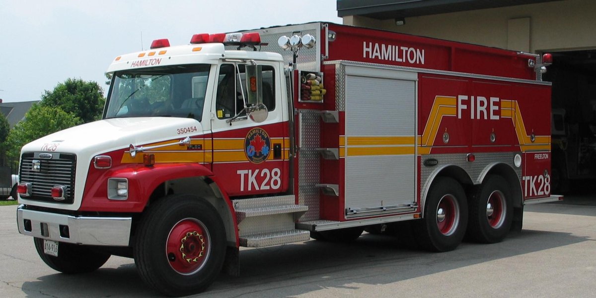Hamilton firefighters are on the scene of a house fire in the east end.