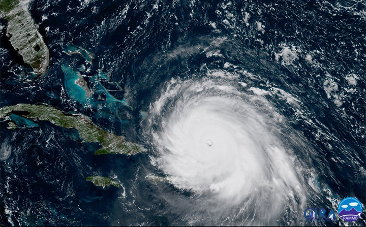 Hurricane Irma via NOAA.