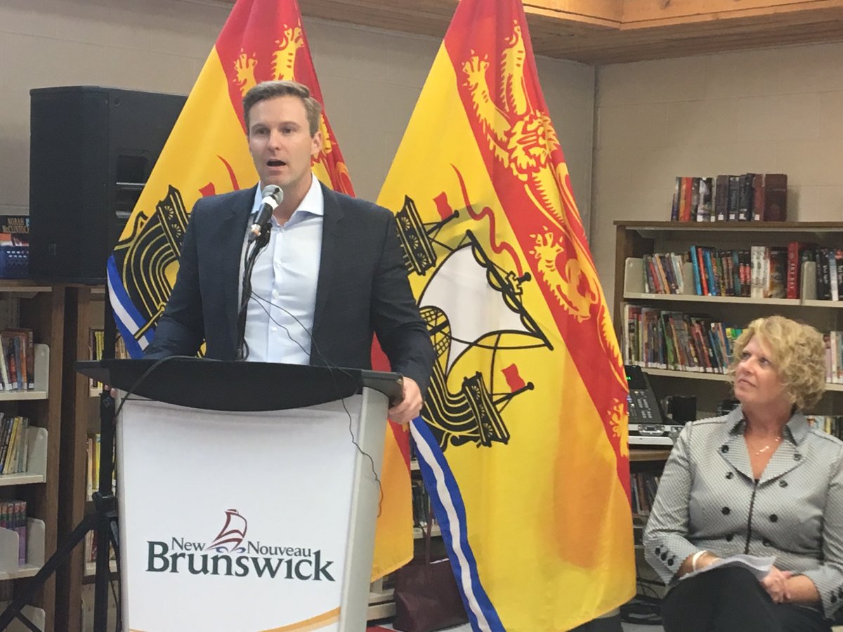 New Brunswick Premier Brian Gallant speaks on Sept. 26, 2017.
