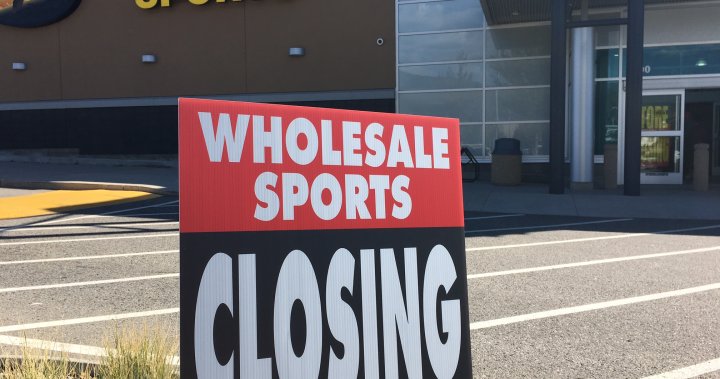 12 Wholesale Sports stores in Western Canada closing after 30 years