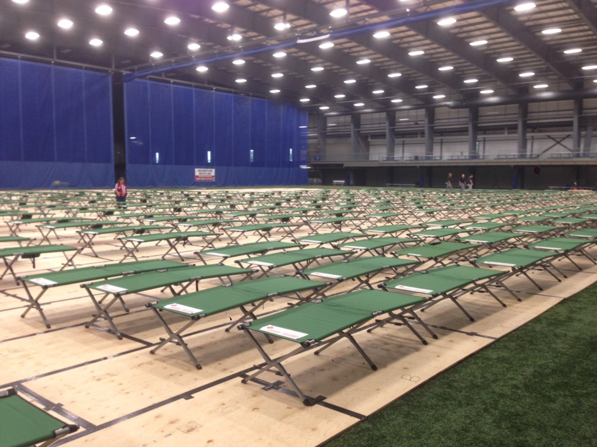 Winnipeg Soccer North will be housing up to 900 evacuees. 