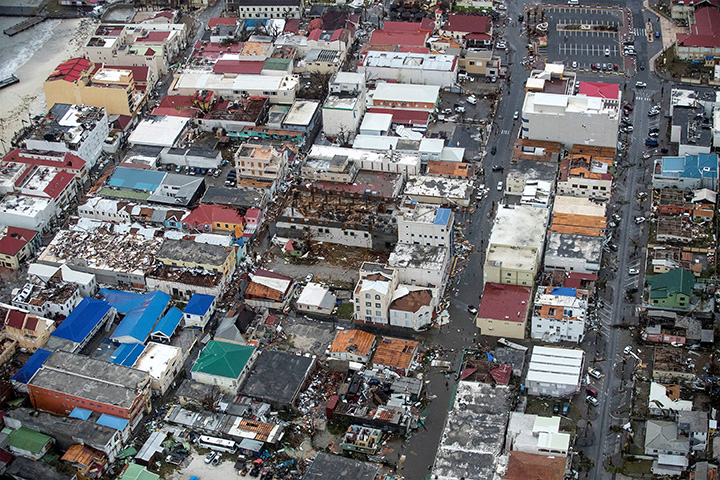 View of the aftermath of Hurricane Irma on St. Maarten, Dutch part of Saint Martin Island in the Caribbean September 6, 2017.